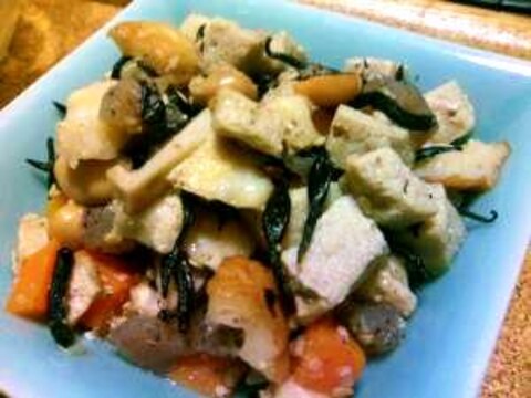 やさしい常備菜♪高野豆腐の五目煮